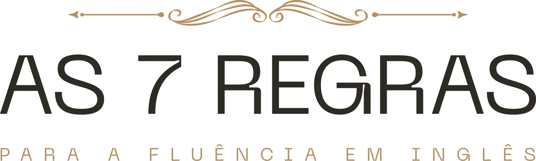 Imagem ilustrativa com o título 'As 7 Regras para a Fluência em Inglês', destacando a importância das regras para aprender o idioma.